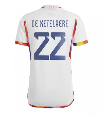 Belgien Charles De Ketelaere #22 Replika Udebanetrøje VM 2022 Kortærmet